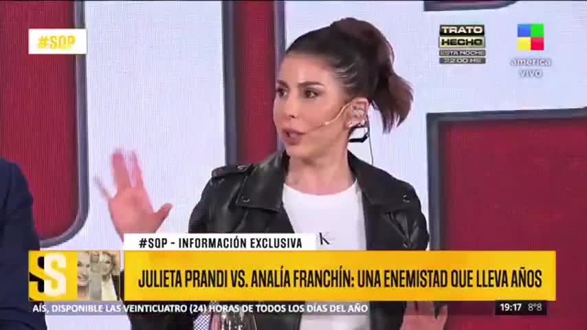Julieta Prandi y Analía Franchín: la historia de una enemistad de años