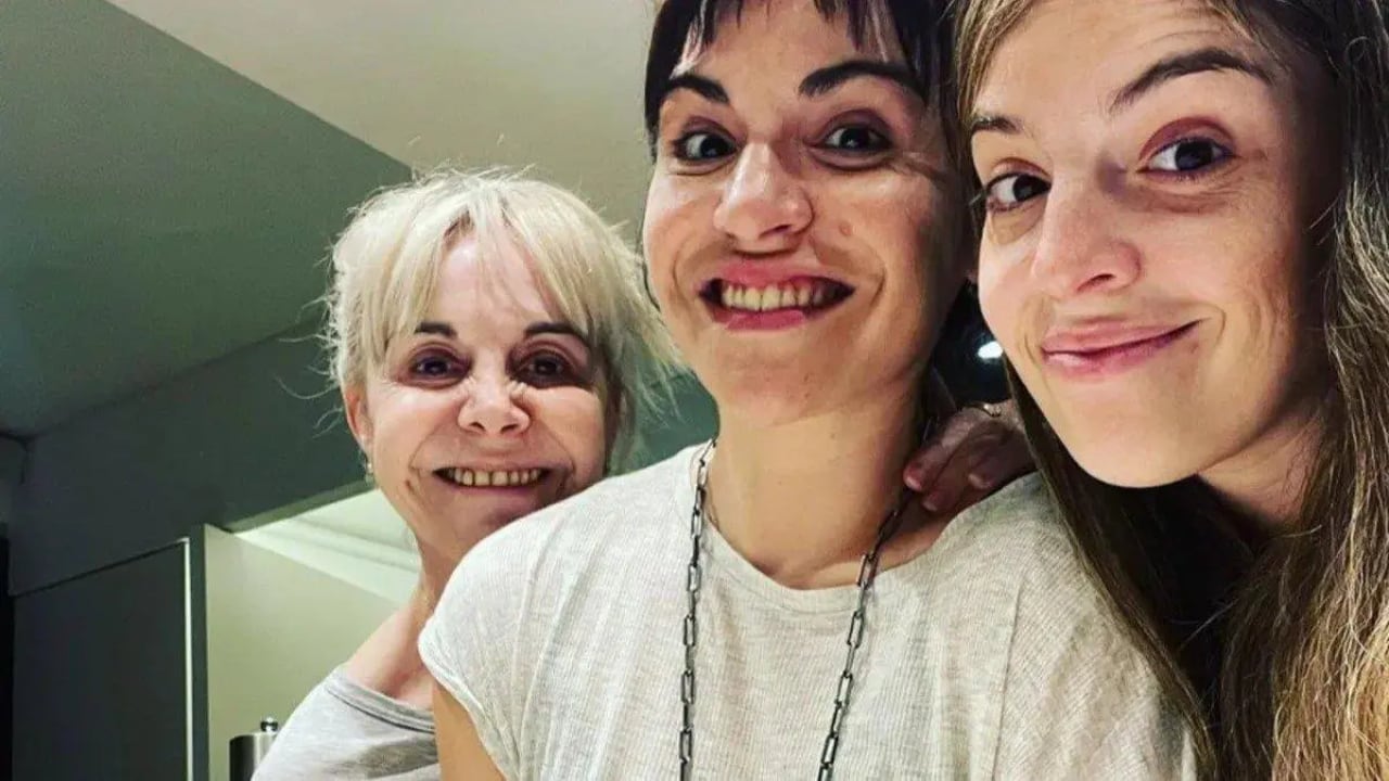 Dalma, Claudia y Gianinna Maradona. 