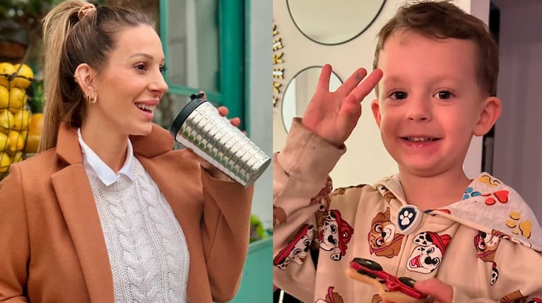El hijo de Noelia Marzol se puso a bailar y su mamá lo comparó con Michael Jackson