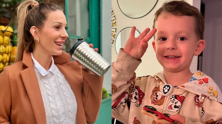 El hijo de Noelia Marzol se puso a bailar y su mamá lo comparó con Michael Jackson