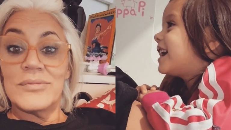 Débora D’Amato compartió un entretenido video junto a su hija Lola en el que dan la noticia a sus seguidores