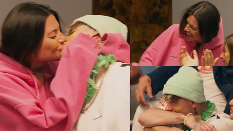The Challenge Argentina: el beso de Jujuy Jiménez con Oky