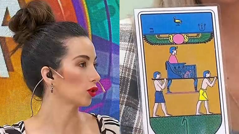 En Mañanísima le leyeron las cartas a Estefi Berardi y le dieron una advertencia: "Dos personas te hicieron un tabajo"
