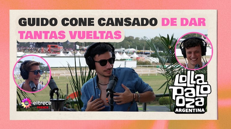 Guido lo dio todo en el Lolla