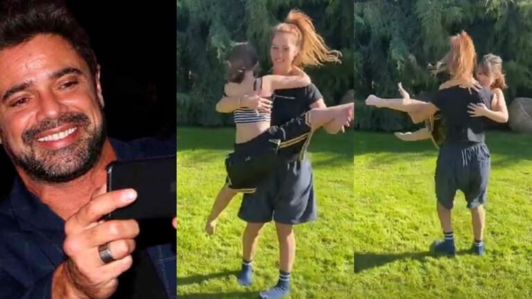 Luciano Castro publicó un tierno video de su hija Esperanza con Flor Vigna