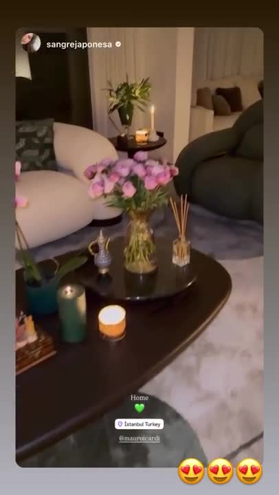 China Suárez mostró el interior de su lujosa mansión con Mauro Icardi en Turquía