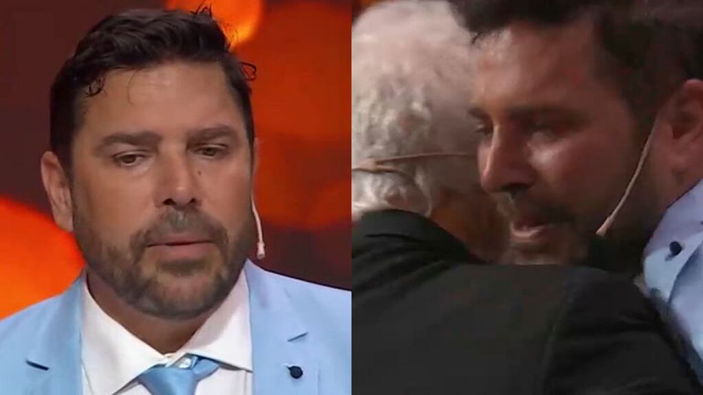 Matías Alé protagonizó un emotivo momento en Podemos Hablar y Andy Kusnetzoff se acercó para abrazarlo