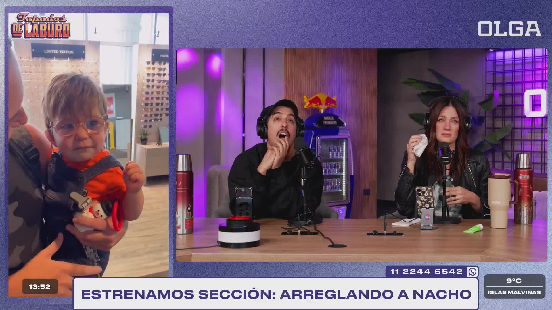 PAULA CHAVES SE EMOCIONÓ HASTA LAS LÁGRIMAS EN OLGA