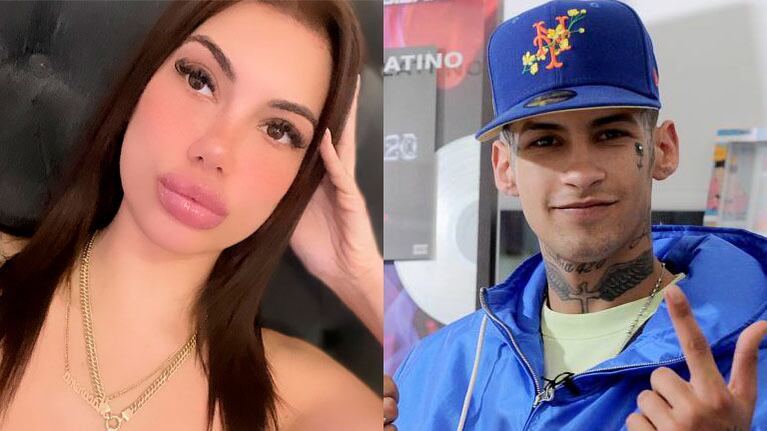 La novia de L-Gante anunció qué pasará con la relación cuando el cantante quede libre