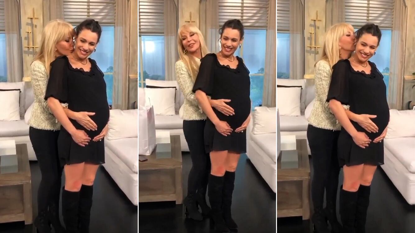 El místico gesto de Graciela Alfano a Pampita a días de ser mamá