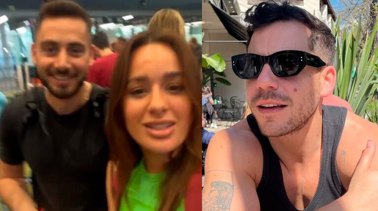 Nico Occhiato y Flor Jazmín Peña quedaron en shock al cruzarse a Fer Dente en el aeropuerto