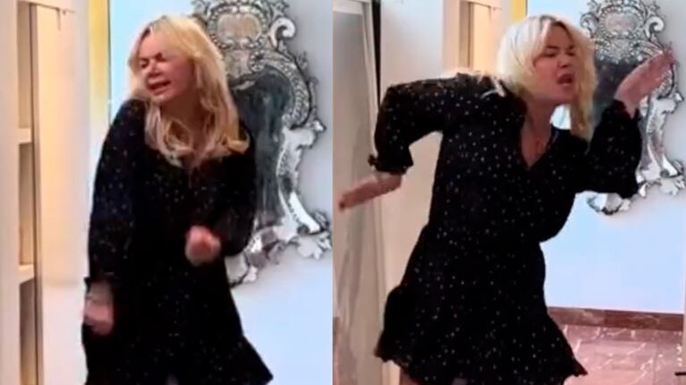Esmeralda Mitre protagonizó un extraño baile que se viralizó en las redes: el llamativo video