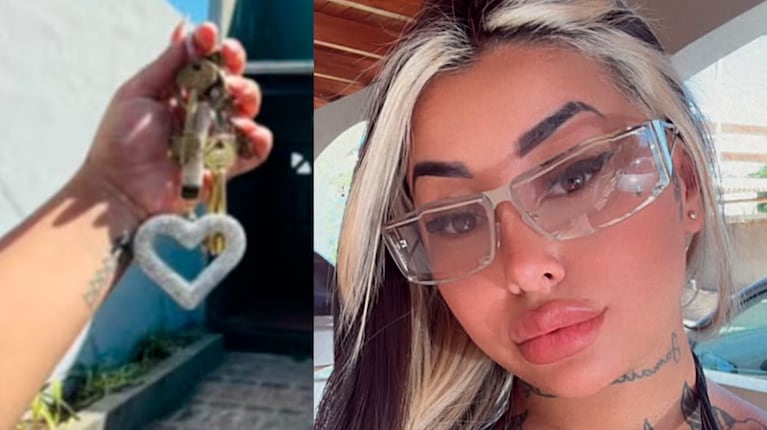 Tamara Báez mostró su nueva y lujosa piscina con luces y cascada