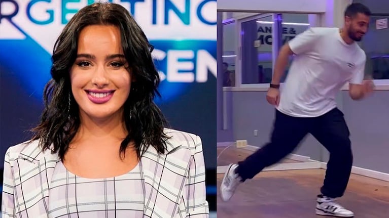 Flor Jazmín Peña escrachó a Nico Occhiato intentando bailar: el desopilante momento