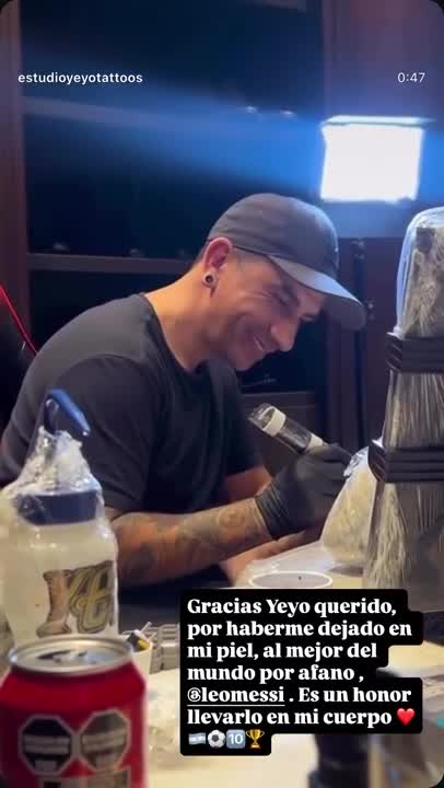 Marcelo Tinelli sumó otro tatuaje a su cuerpo: así quedó con la imagen de Leo Messi