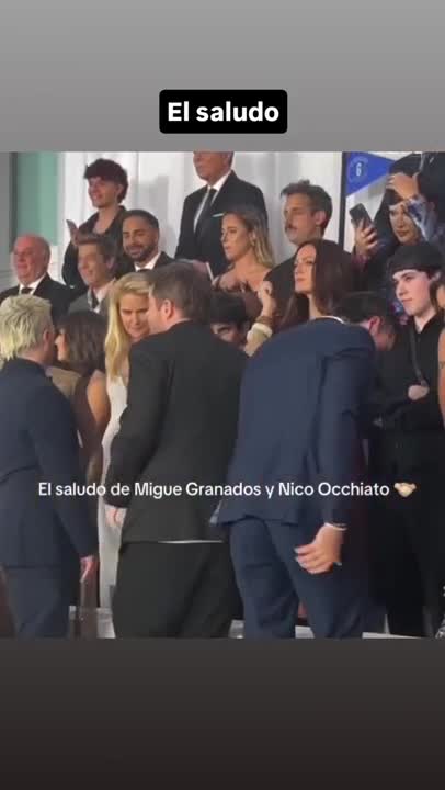 Nico Occhiato y Migue Granados, cara a cara en los Personajes del Año: un saludo frío y una charla rápida