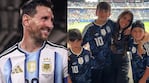 Antonela Roccuzzo y sus hijos explotaron de emoción tras el gol de Messi: el video que conmovió a todos