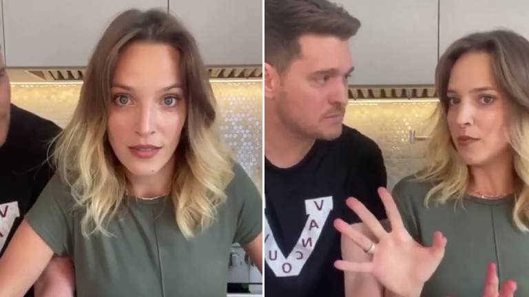 Luisana Lopilato hizo un vivo junto a Michael Bublé, tras las acusaciones de maltrato: "Yo no sufro"