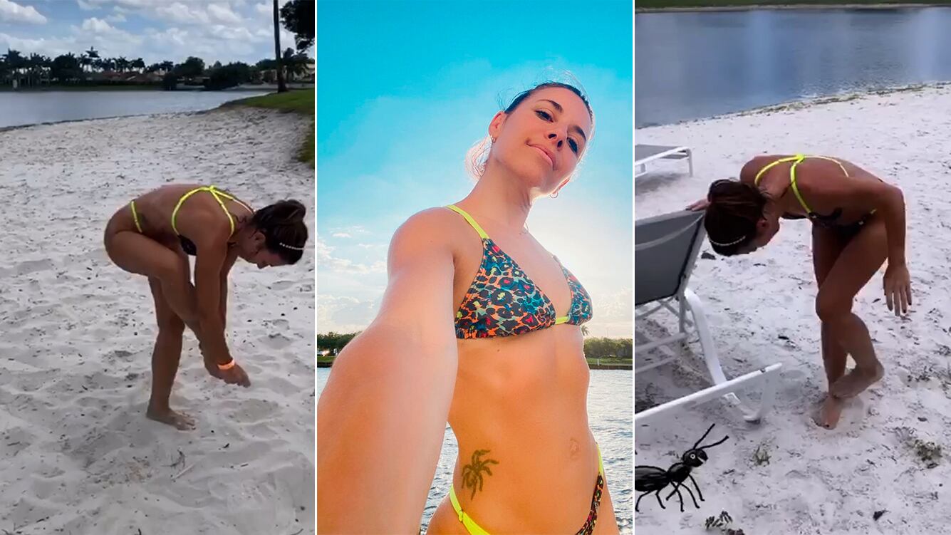 El accidentado día de playa de Mariana Brey en Miami: "Mientras me hacía la espléndida..."