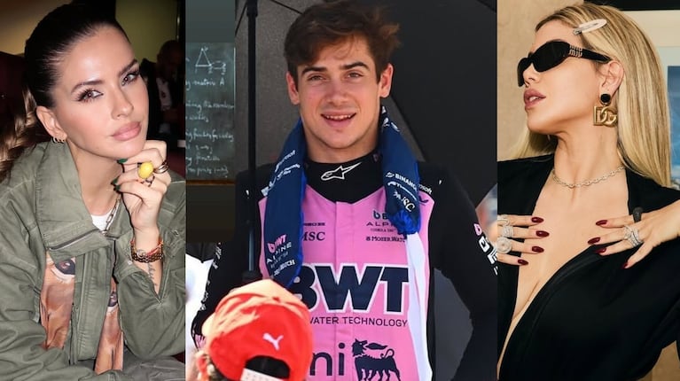 Franco Colapinto provoca a la China Suárez con picante frase sobre Wanda Nara: “De chico, la veía y...”  