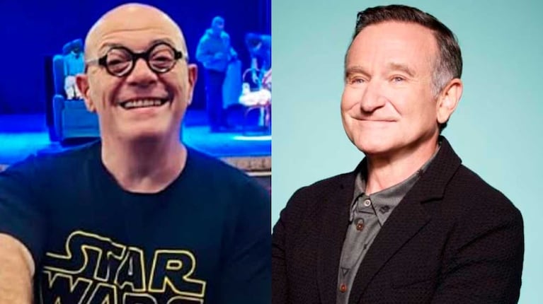 Campi mostró cómo se puso en la piel de uno de los personajes más emblemáticos de Robin Williams