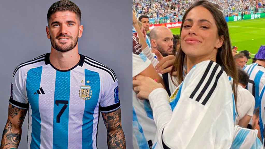 Tini Stoessel apareció en la tribuna para alentar a Argentina y se mostró firme con Rodrigo de Paul 