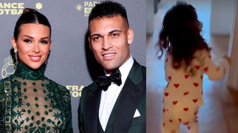 La hija de Lautaro Martínez y Agustina Gandolfo sorprendió a sus papás con una travesura: el tierno video