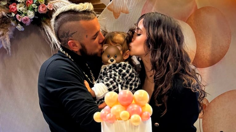 Así fue el primer cumple de Venezia, la hija de Alex Caniggia y Melody Luz, con temática de ositos: las fotos