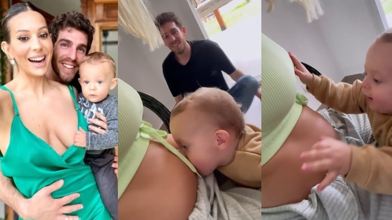 Noelia Marzol y el video súper tierno de su hijo Donatello besándole la panza: "Me ilusiona pensar que entiende que su hermanita está ahí"