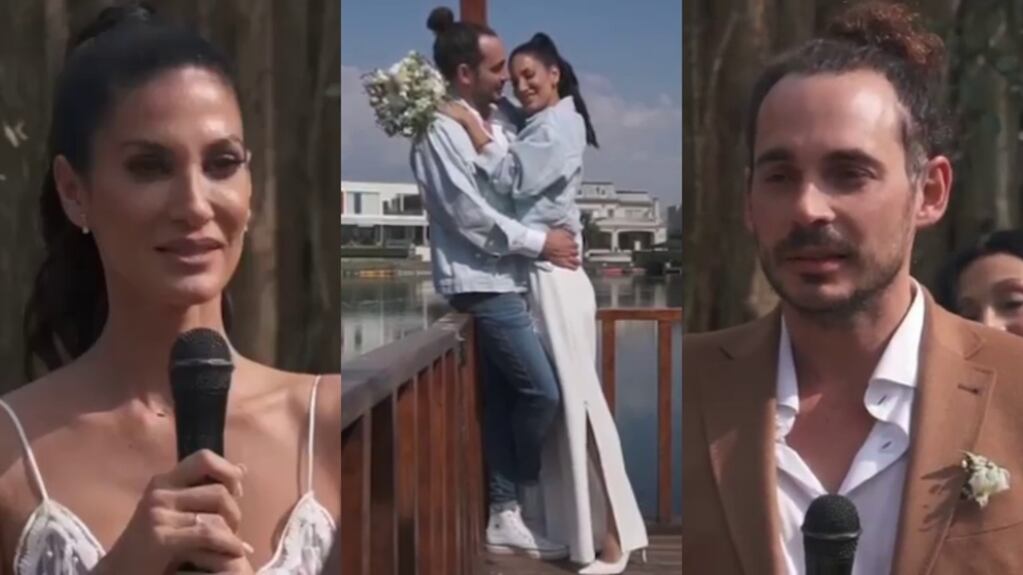 El dulce video que compartió Silvina Escudero sobre su casamiento con Federico: "Te amo para siempre"