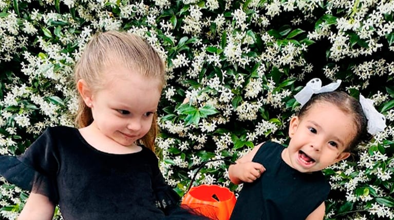 Pampita y Barby Franco compartieron Halloween con Ana García Moritán y Sarah Burlando: las fotos