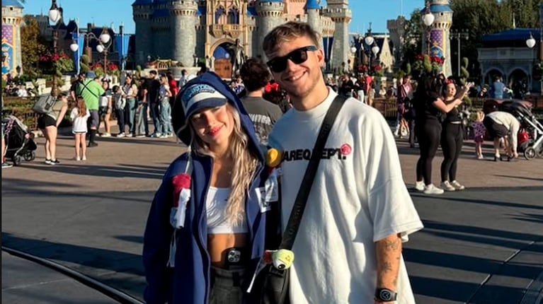 Coti Romero y Nacho Castañares aterrizaron en Disney: el divertido álbum de fotos