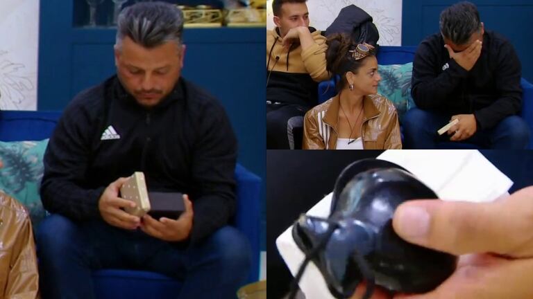 Chanchi Estévez rompió en llanto al abrir un significativo regalo que le hicieron llegar a El Hotel de los Famosos: "Son las castañuelas que usaba su mamá"