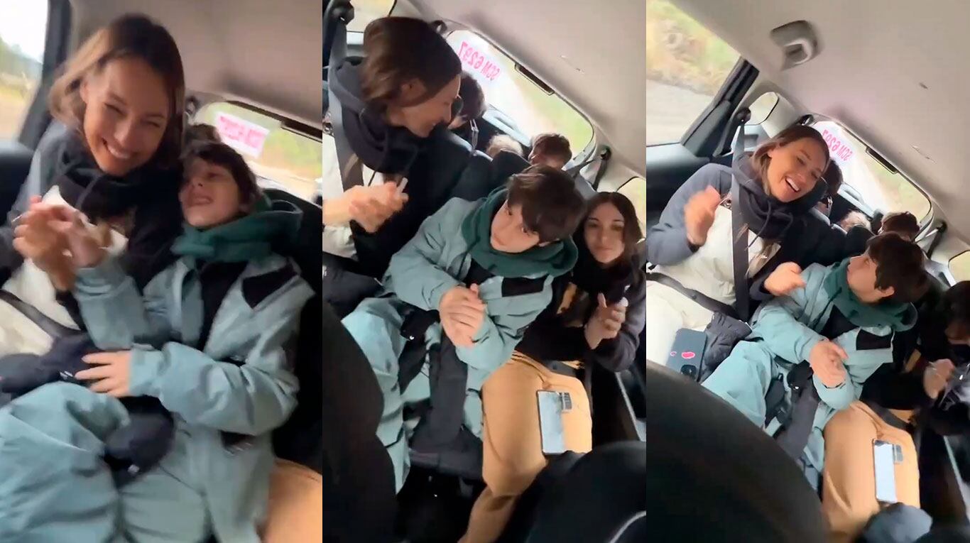  El video de Pampita con sus hijos en la Patagonia y lejos de Martín Pepa