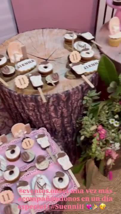 Nicole Neumann celebró el cumpleaños de Sienna con una fiesta temática de caballos y un emotivo mensaje
