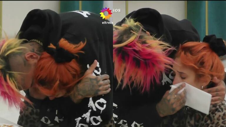 Melody Luz, su llanto y el consuelo de Alex Caniggia en El Hotel de los Famosos: "Me quedo por vos porque no te quiero extrañar"