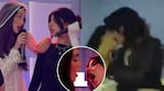 Camila Mayan se animó a todo: recreó el beso de Lali Espósito, Tini Stoessel y Marilina Bertoldi