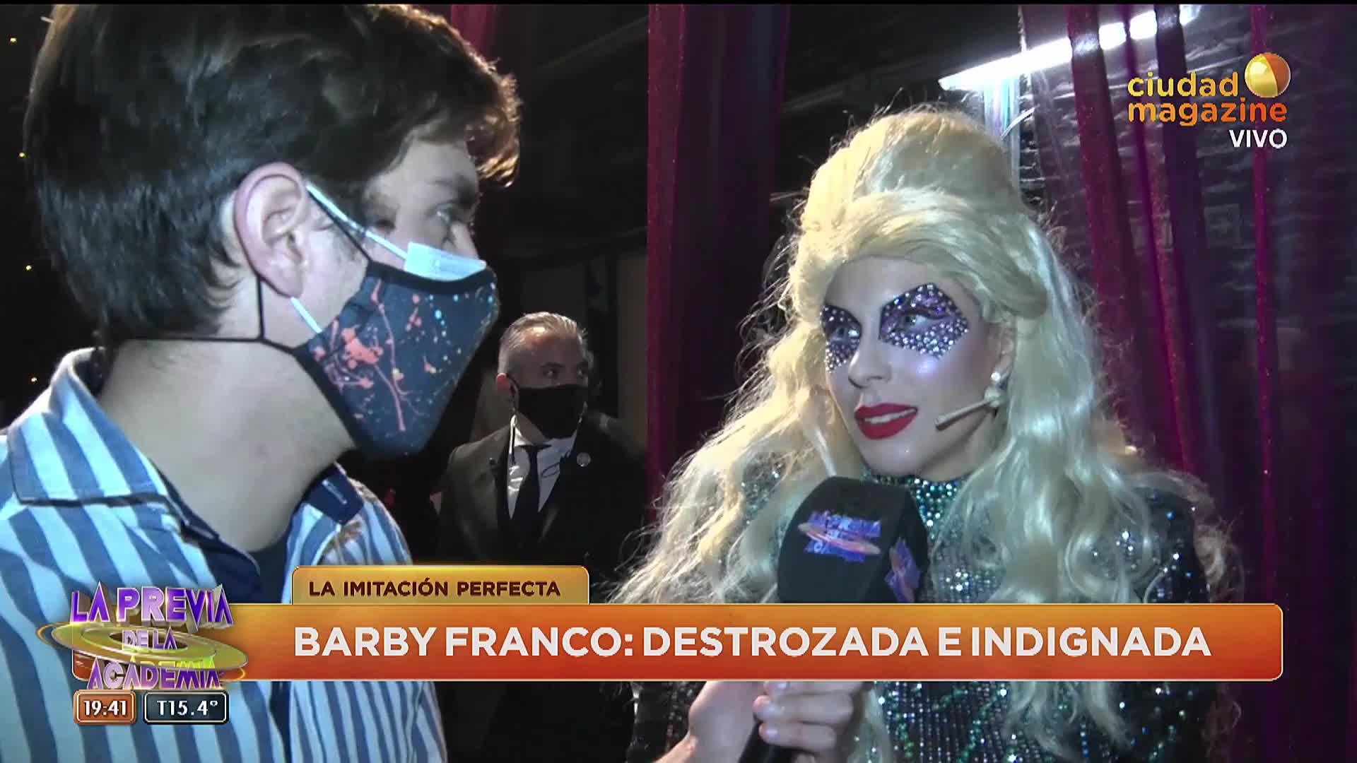 La furia de Barby Franco tras su bajo puntaje en La Academia y un palito para Salazar y Mar Tarrés: "Fue un choreo"