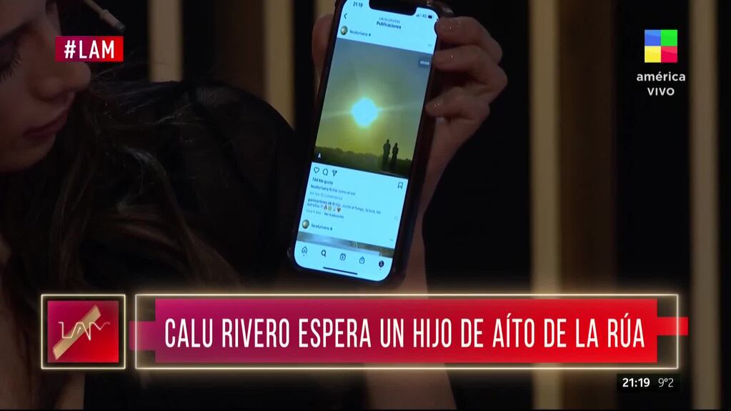 Calu Rivero está esperando un hijo de Aíto de la Rúa