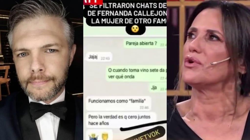 La palabra de María Fernanda Callejón sobre los supuestos chats de Ricky Diotto con otra mujer que habían despertado rumores de infidelidad: "Él me lo niega"