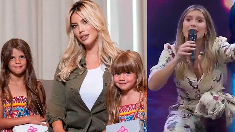 Las dobles de las hijas de Wanda Nara llegaron a Bienvenidos a Bordo