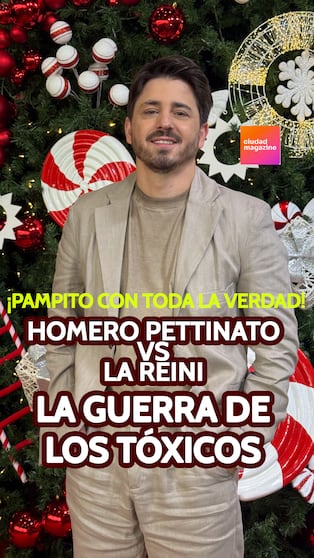 ¡La guerra de los tóxicos! Pampito cuenta toda la verdad sobre La Reini y Homero Pettinato