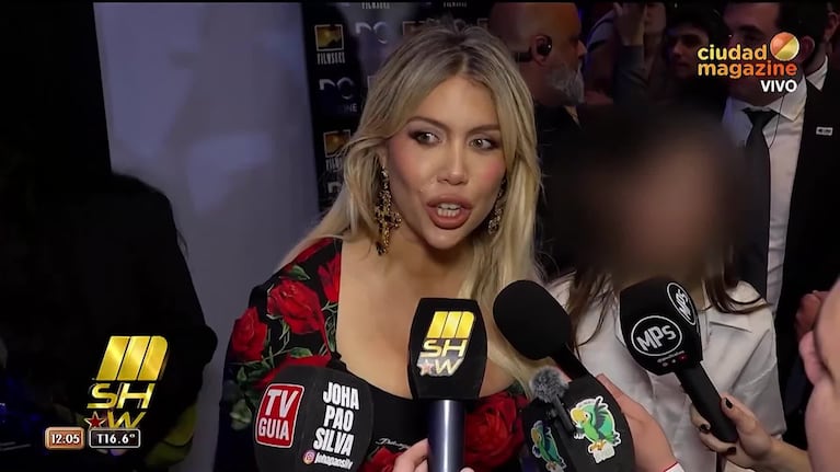 Wanda Nara en la avant de “¿Querés ser mi hijo?”, su primera película