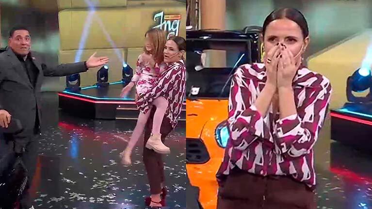 El tenso momento de María Fernanda Callejón cuando su hija aceleró una moto en vivo