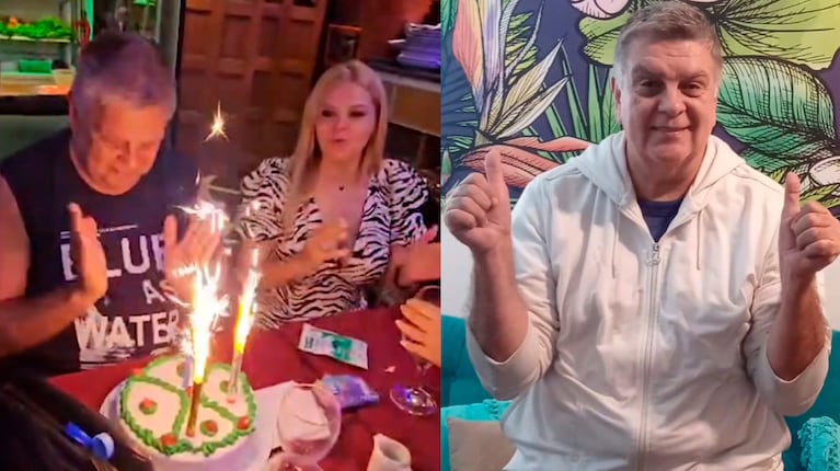 Así fue la romántica sorpresa que Fabiana Liuzzi planeó para Luis Ventura en su cumpleaños: “Te amo”