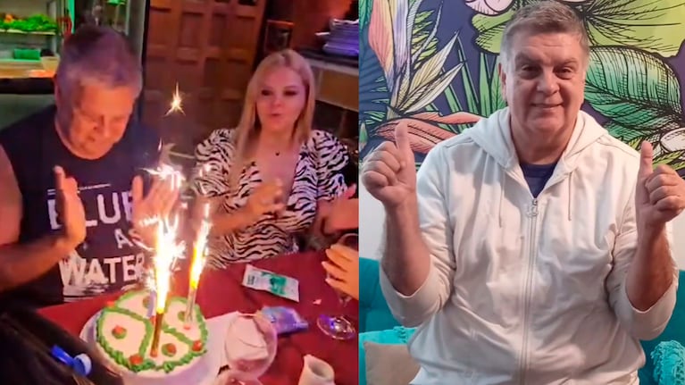 Así fue la romántica sorpresa que Fabiana Liuzzi planeó para Luis Ventura en su cumpleaños: “Te amo”