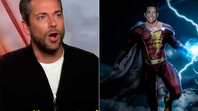Zachary Levi, el protagonista de Shazam: "Fui al gimnasio 6 días por semana por 18 meses para interpretar a este superhéroe"