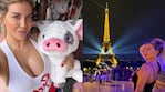 Las postales de Wanda Nara junto a sus hijos en sus vacaciones por París