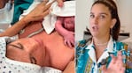 "No la pasé nada bien"; Juana Repetto contó cómo vivió la cesárea de Timoteo