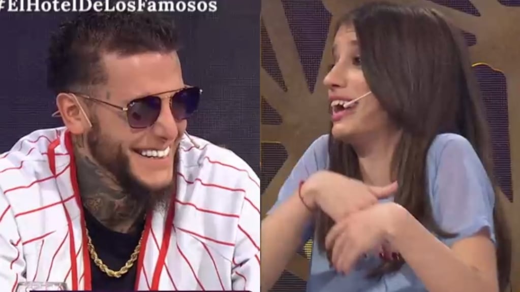 La confesión hot de Romina Scalora a Alex Caniggia en El Debate de El Hotel de los Famosos